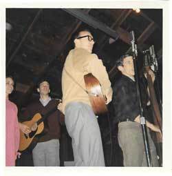 1960s Singing Group on stage